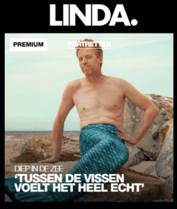 Dirk-Jan Hoekstra als zeemeerman in LINDA.magazine
